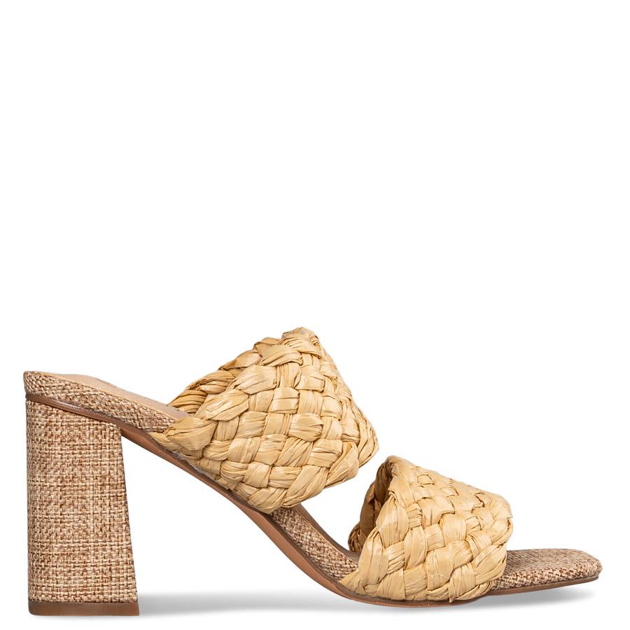 Envie Shoes - BRAIDED STRAW MULES - E65-19242-36