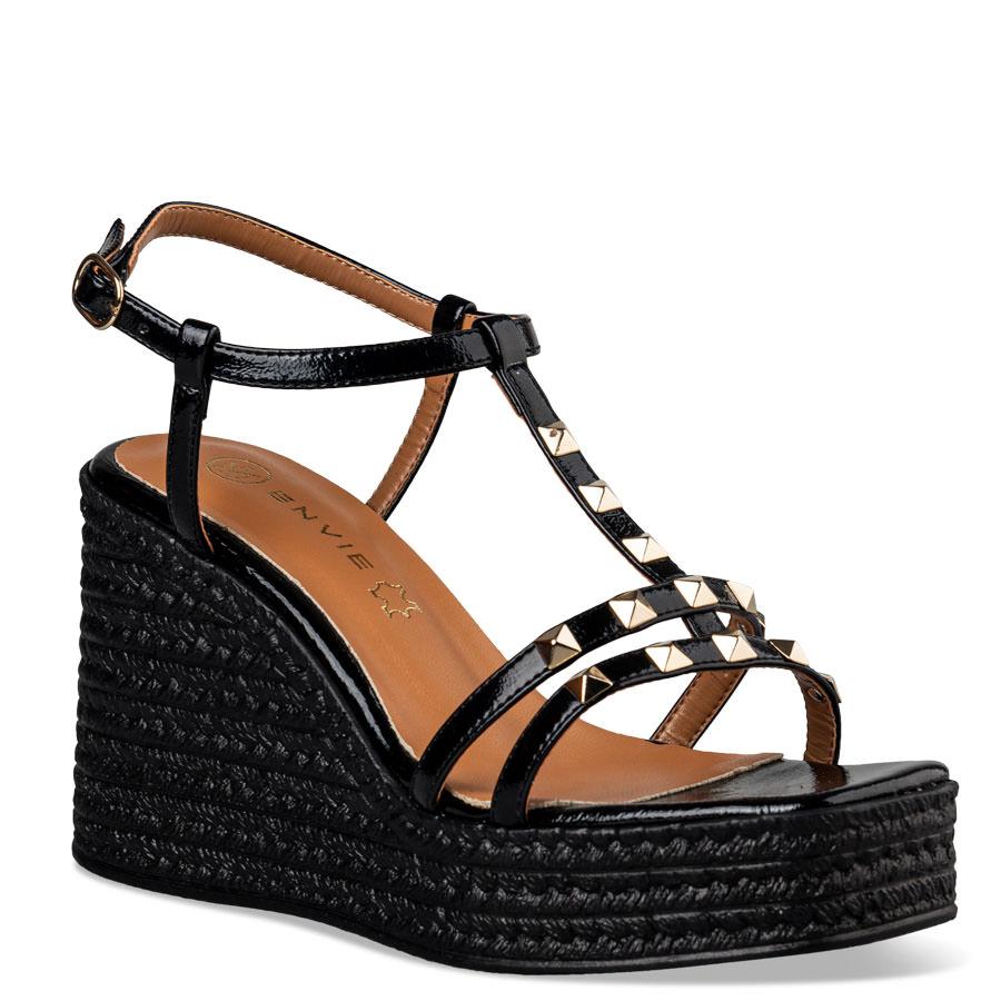 Envie Shoes - STUDDED WEDGES - E02-19261-34