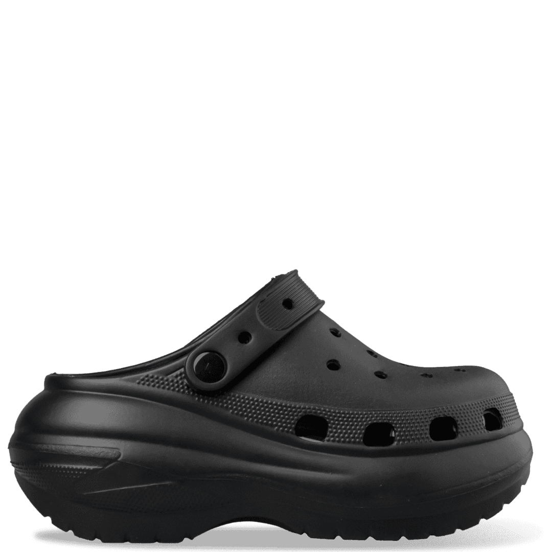 CHUNKY CLOGS - Rubber PU - ΜΑΥΡΟ - Σαγιονάρες Θαλάσσης | EnvieShoes