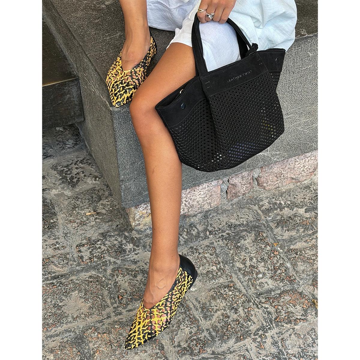 Envie Shoes - WOVEN BALLET FLATS - E96-23346-34