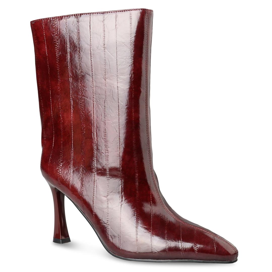 Envie Shoes - CROC-EFFECT BOOTIES - E84-24389-39