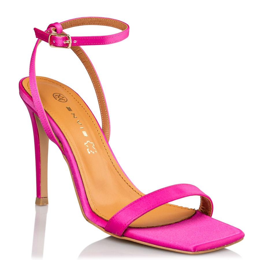 Envie Shoes - WRAPAROUND SATIN SANDALS - E02-17081-54