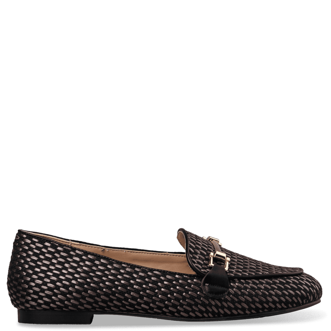 Envie Shoes - RAFFIA-EFFECT LOAFERS - E84-21246-34