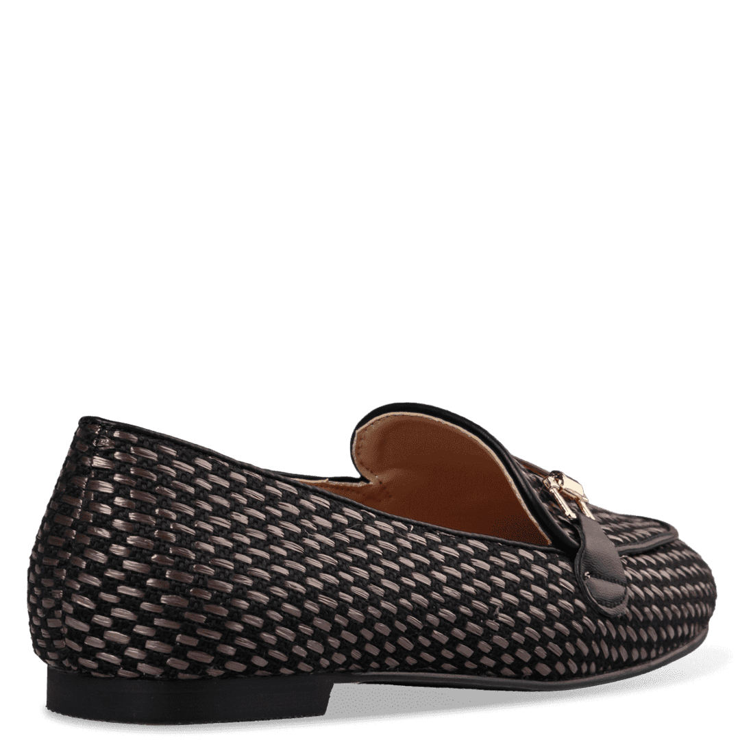 Envie Shoes - RAFFIA-EFFECT LOAFERS - E84-21246-34