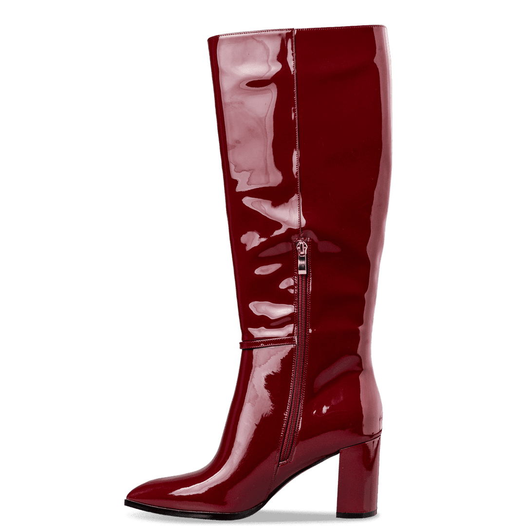 Envie Shoes - POINTED TOE SHINY BOOTS - E45-22423-30