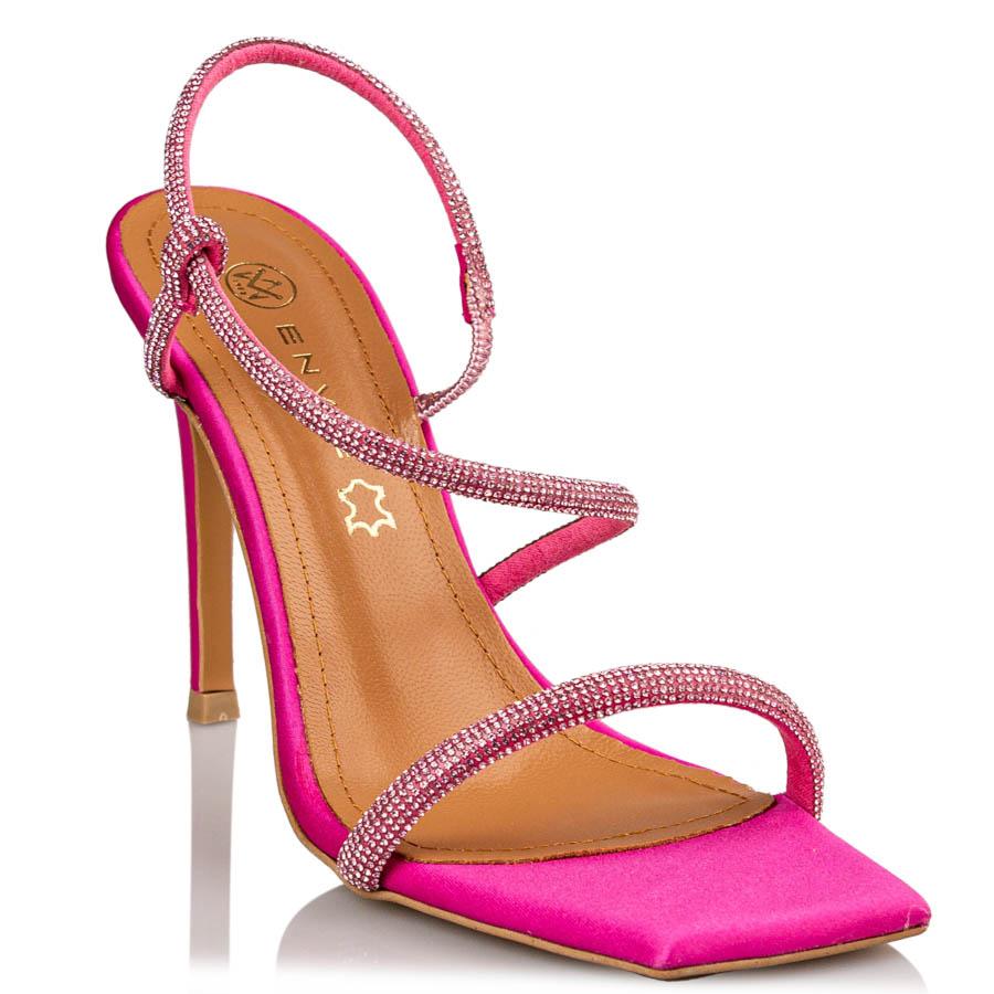 Envie Shoes - CRYSTAL EMBELLISHED SANDALS - E02-17072-54