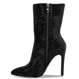 Envie Shoes - CRYSTAL EMBELLISHED BOOTIES - E84-18384-34